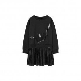 рокля,детски,поли,и,рокли,boboli,fleece,combined,dress,black