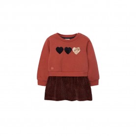 рокля,детски,поли,и,рокли,boboli,fleece,combined,dress,red,(boiler)