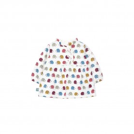 рокля,детски,поли,и,рокли,boboli,fleece,flame,dress,white,(hedgehog,print)