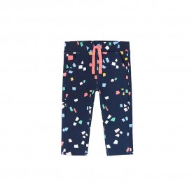 панталони,детски,панталони,boboli,fleece,printed,pants,printed,spots,(blue)