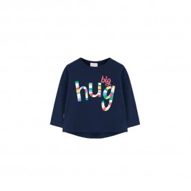 тениска,детски,тениски,boboli,knit,long,sleeve,t,shirt,marine,(blue)