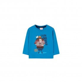 тениска,детски,тениски,boboli,knit,long,sleeve,t,shirt,ocean,(blue)