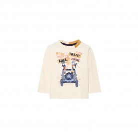 тениска,детски,тениски,boboli,knit,long,sleeve,t,shirt,raw,(beige)