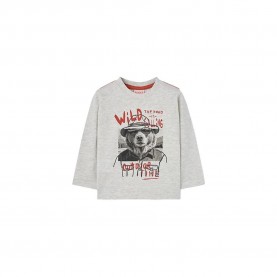 тениска,детски,тениски,boboli,knit,long,sleeve,t,shirt,vigore,crude,(grey)