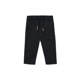 панталони,детски,панталони,boboli,knit,pants,vigore,anthracite,(black)