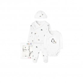 детски,екипи,детски,облекла,за,момчета,boboli,knit,set,penguin,print,(white)
