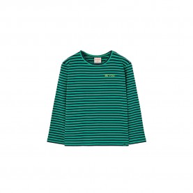 тениска,детски,тениски,boboli,knit,striped,long,sleeve,t,shirt,emerald,marine,listing,(green)