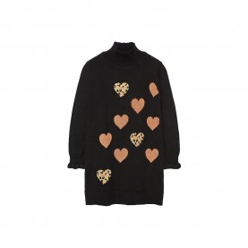 блуза,детски,поли,и,рокли,boboli,knitwear,dress,black,3,(black)