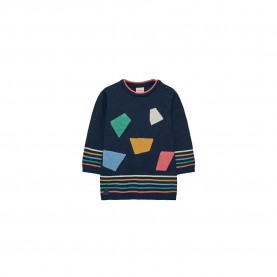 блуза,детски,поли,и,рокли,boboli,knitwear,dress,blue,(marine)