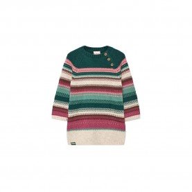 блуза,детски,поли,и,рокли,boboli,knitwear,striped,dress,fir,(multicolor)