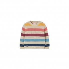 блуза,детски,блузи,boboli,knitwear,striped,sweater,cream,(beige)