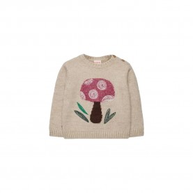 блуза,детски,блузи,boboli,knitwear,sweater,beige,vigoré,(beige)