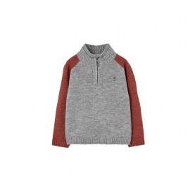 блуза,детски,блузи,boboli,knitwear,sweater,grey,vigore,2,(grey)