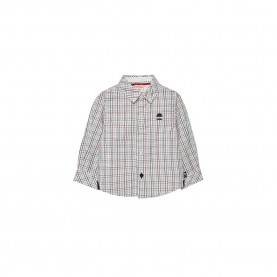 Карирана риза Boboli Poplin Check long sleeve shirt - Grey (Paintings) карирана,риза,детски,ризи,boboli,poplin,check,long,sleeve,shirt,grey,(paintings)