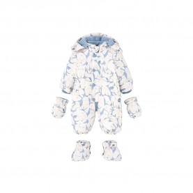 пижама,детски,пижами,boboli,technical,pyjama,bear,print,(white)