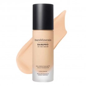 ексфолианти,bare,minerals,barepro,24h,wear,matte,liquid,spf20,fair,10,warm,30ml,foundation