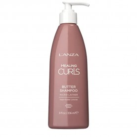 хигиена,коса,l´anza,healing,butter,236ml,curly,shampoo,pink