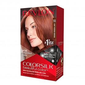 хигиена,коса,revlon,colorsilk,55,light,reddish,brown,hair,dyes,clear