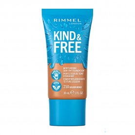 ексфолианти,rimmel,london,kind,&,free,skin,tint,210,golden,beige,30ml,foundation