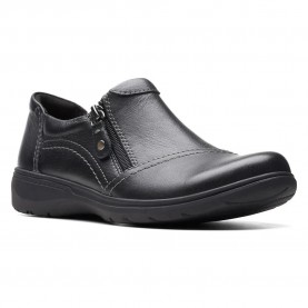 Обувки Clarks shoes Carleigh Ray shoes - Black (Black Leather) обувки,дамски,обувки,clarks,shoes,carleigh,ray,shoes,black,(black,leather)