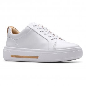 обувки,дамски,маратонки,clarks,shoes,hollyhock,walk,trainers,white,leather,(white)