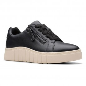 обувки,дамски,маратонки,clarks,shoes,mykah,joy,trainers,black,leather