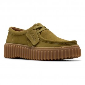 Обувки Clarks shoes Torhill Bee loafers - Green (Olive Suede) обувки,дамски,обувки,clarks,shoes,torhill,bee,loafers,green,(olive,suede)