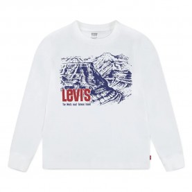 тениска,детски,тениски,levi´s,®,canyon,long,sleeve,t,shirt,egret,(white)
