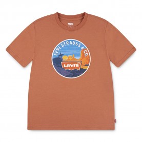 тениска,детски,тениски,levi´s,®,desert,trail,short,sleeve,t,shirt,mango,(brown)