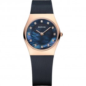 Часовник Bering 11927-367 woman watch - Golden (Navy Blue / Blue) часовник,часовници,bering,11927,367,woman,watch,golden,(navy,blue,blue)