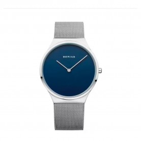 Часовник Bering 12138-007 woman watch - Silver (Grey / Blue) часовник,часовници,bering,12138,007,woman,watch,silver,(grey,blue)