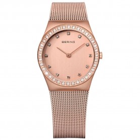 Часовник Bering 12430-366 woman watch - Golden (Pink / Pink) часовник,часовници,bering,12430,366,woman,watch,golden,(pink,pink)