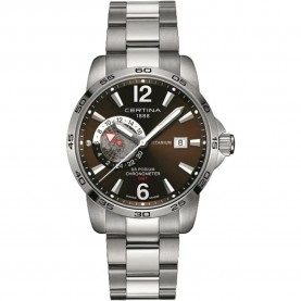 часовник,часовници,certina,c034455440870,watch,silver,(grey,brown)