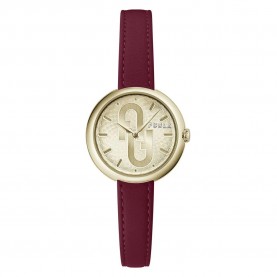 часовник,часовници,furla,ww00005002l2,watch,red,(red,leather,golden)