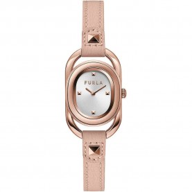 Часовник Furla WW00008003L3 woman watch - Golden (Pink Leather / Grey) часовник,часовници,furla,ww00008003l3,woman,watch,golden,(pink,leather,grey)