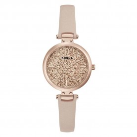часовник,часовници,furla,ww00018008l3,watch,golden,(pink,leather,pink)