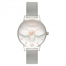 Часовник Olivia burton OB16AM146 woman watch - Silver (Silver / Silver) часовник,часовници,olivia,burton,ob16am146,woman,watch,silver,(silver,silver)