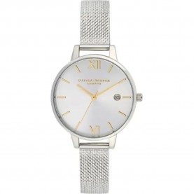 часовник,часовници,olivia,burton,ob16de02,watch,silver,(grey,grey)