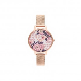 часовник,часовници,olivia,burton,ob16lp01,woman,watch,golden,(pink,multicolor)
