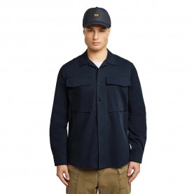 Риза с дълъг ръкав G-Star Cargo Pocket Regular long sleeve shirt - Salute (Blue) риза,с,дълъг,ръкав,мъжки,ризи,g,star,cargo,pocket,regular,long,sleeve,shirt,salute,(blue)