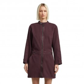 рокля,дамски,поли,и,рокли,g,star,moto,mini,long,sleeve,dress,purple,(dark,fig,gd)