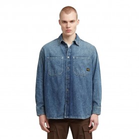 Риза с дълъг ръкав G-Star Relaxed Pocket long sleeve shirt - Blue (Faded Terme) риза,с,дълъг,ръкав,дамски,ризи,мъжки,ризи,g,star,relaxed,pocket,long,sleeve,shirt,blue,(faded,terme)