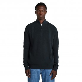 Блуза G-Star Structure half zip sweater - Blue (Salute) блуза,мъжки,пуловери,g,star,structure,half,zip,sweater,blue,(salute)