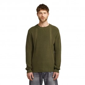 Блуза G-Star Structure sweater - Green (Dark Olive) блуза,мъжки,пуловери,g,star,structure,sweater,green,(dark,olive)