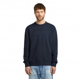 блуза,мъжки,пуловери,g,star,text,graphic,sweatshirt,blue,(salute)