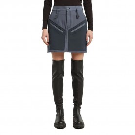 пола,дамски,поли,и,рокли,g,star,viktoria,tone,on,tone,skirt,grey,(india,ink)