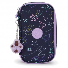 канцеларски,принадлежности,kipling,50,pens,pencil,case,unicorn,star,(blue,purple)