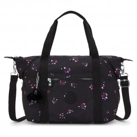чанта,всички,чанти,kipling,art,21l,bag,night,flower,(black)