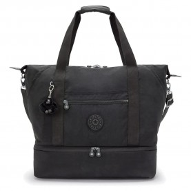 чанта,всички,чанти,kipling,art,m,weekender,tote,bag,black,noir,(black)