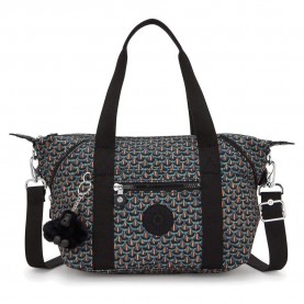 чанта,всички,чанти,kipling,art,mini,10l,tote,bag,geo,feather,(grey)